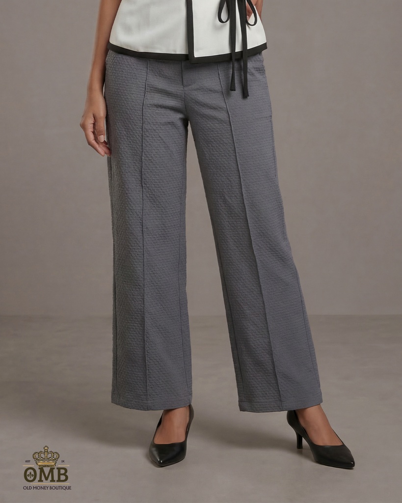 Pintuck Detail Work Pant