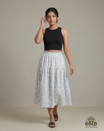 [SC26100] Belle Fleur Layered Skirt