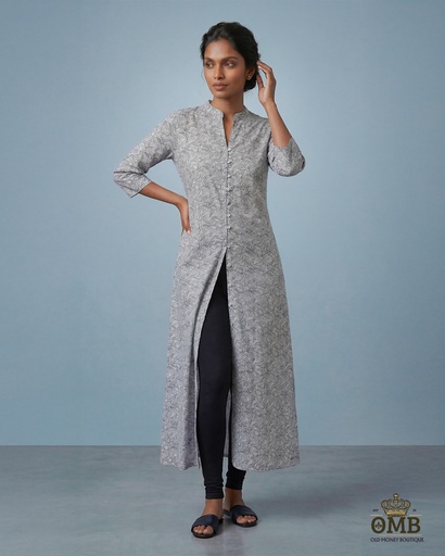 [FL165 032026] Button Front Kurti Top - Flink